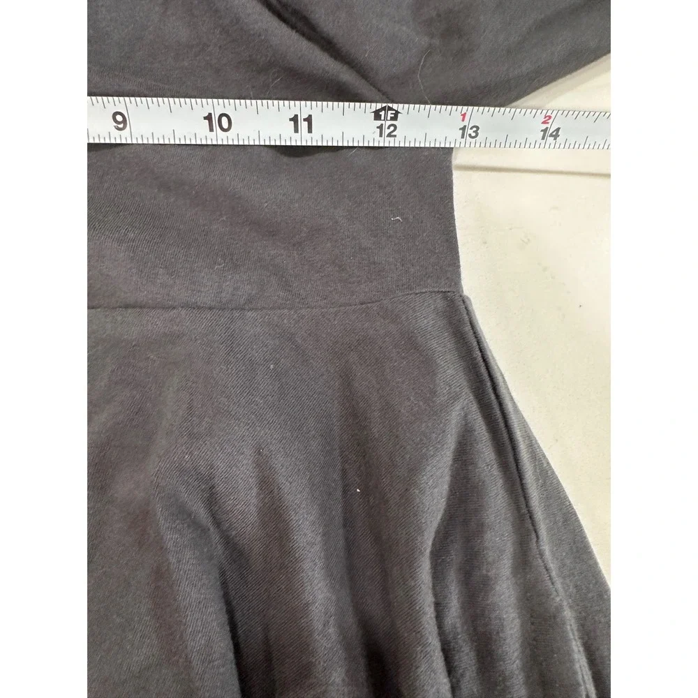 Holley‎ + Sage Girls Gray Knit Dress Peter Pan Collar Pockets Size 7